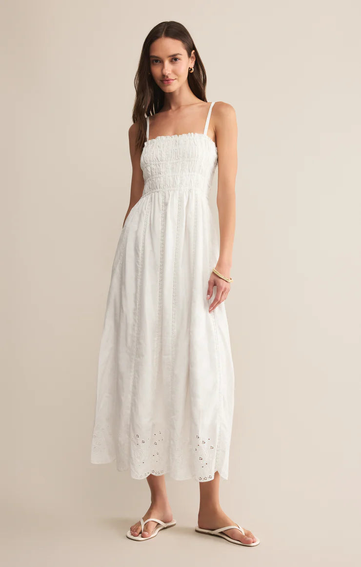 Z Supply Dani Embroidered Midi Dress  Whim