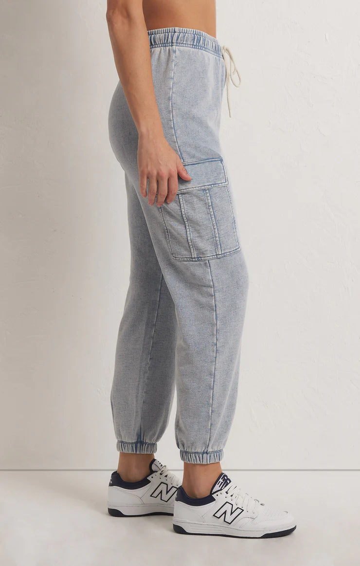 Z Supply Tempo Knit Denim Jogger