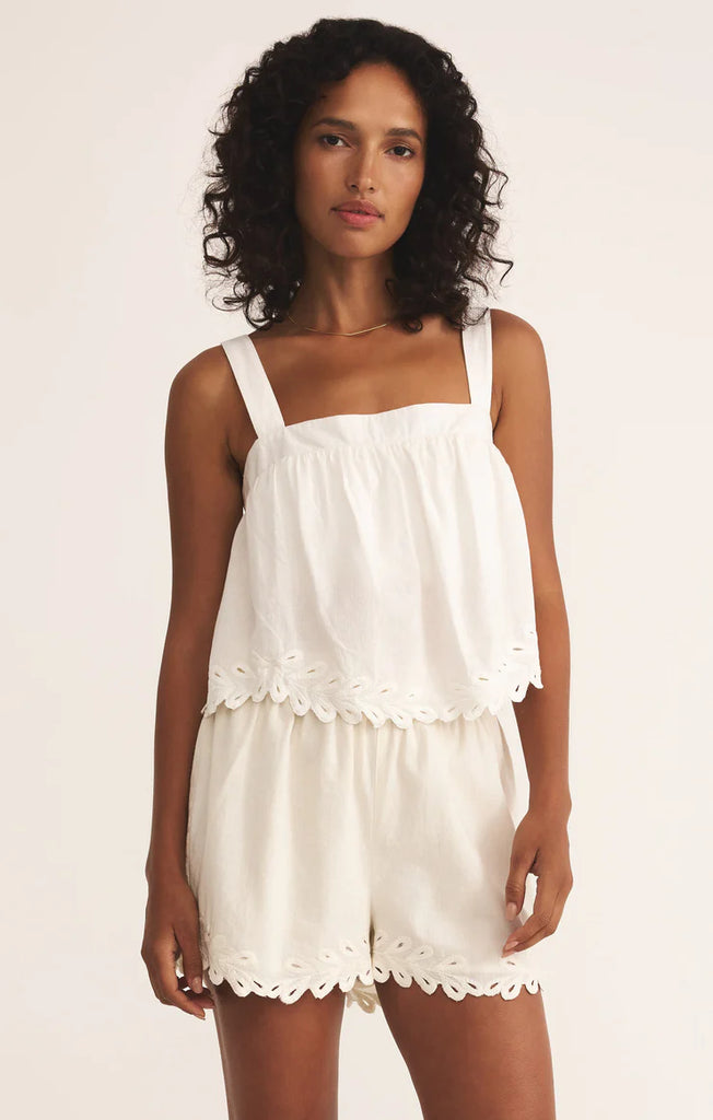Z Supply Annecy Embroidered Tank