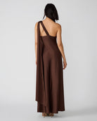 Steve Madden Aurorah Dress in Shaved Chocolate, back view