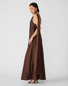 Steve Madden Aurorah Dress in Shaved Chocolate, side view