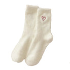fuzzy socks women, cozy socks women, soft lounge socks, heart detail socks, everyday comfort socks, winter lounge socks, giftable socks women, casual essentials, women’s accessories, cozy lifestyle