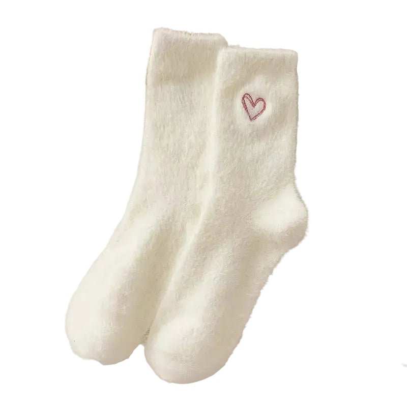 fuzzy socks women, cozy socks women, soft lounge socks, heart detail socks, everyday comfort socks, winter lounge socks, giftable socks women, casual essentials, women’s accessories, cozy lifestyle
