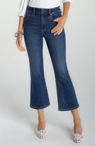 Liverpool Hannah Crop Flare in Sierra Drift, front
