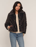 Heartloom Dela Jacket in gunmetal, front view