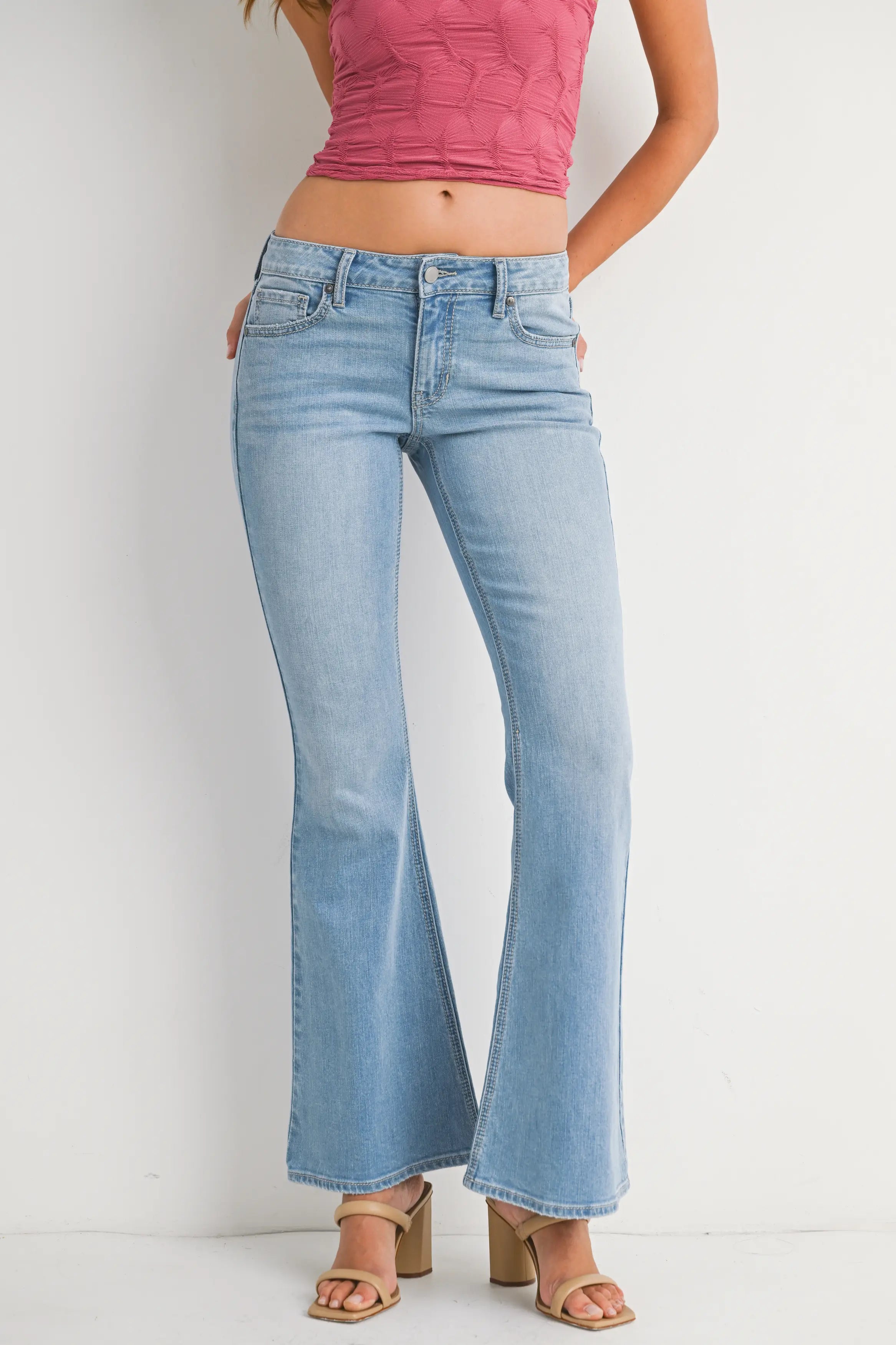 JBD low rise western bookcut jeans