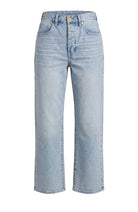 Liverpool Maisie High Rise Vintage Straight in Prairie Mist, front flat-lay view