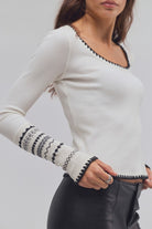 Free People Aspen Thermal in Sand Combo, detail view