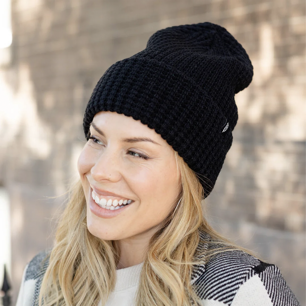 Stay cozy and chic with the Free People Movement Cool Down Beanie. Crafted from ultra-soft fabric, this slouchy beanie features ribbed knit details and a chunky rolled cuff. Its laid-back design is perfect for keeping warm while adding a touch of effortless style to any look.