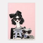 Verrier Life Is More Purrfect With A Friend Like You greeting card, front view