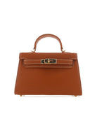 Billini Hariette Mini Handle Bag in Tan, front view