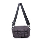 Sol and Selene Inspiration Quilted Crossbody Charcoal. Whether you're brainstorming business plans or catching flights across the country, the Inspiration integrates fashion and function, while providing space to store your must-haves. Featuring a quilted design, this crossbody bag keeps you going while the ideas are flowing!