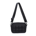 Sol and Selene Inspiration Quilted Crossbody Black. Whether you're brainstorming business plans or catching flights across the country, the Inspiration integrates fashion and function, while providing space to store your must-haves. Featuring a quilted design, this crossbody bag keeps you going while the ideas are flowing!