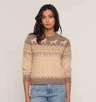 Heartloom Meg Sweater in Ivory, front view