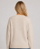 Dreamers Otter Sweater in Taupe, back view