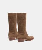 Dolce Vita Romie Boot in Chocolate Suede, back view