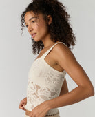 Free People Heirloom Cami in Tofu, side view