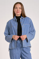 Elan light wash denim jacket