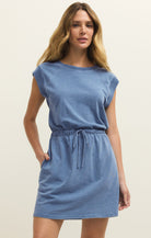 casual dress, everyday dress, relaxed fit dress, drawstring waist dress, comfortable dress, easy summer dress, casual chic dress, travel dress, lightweight dress, pocket dress, versatile dress, women’s casual dress, throw on dress, weekend dress, lounge to street dress, effortless style dress