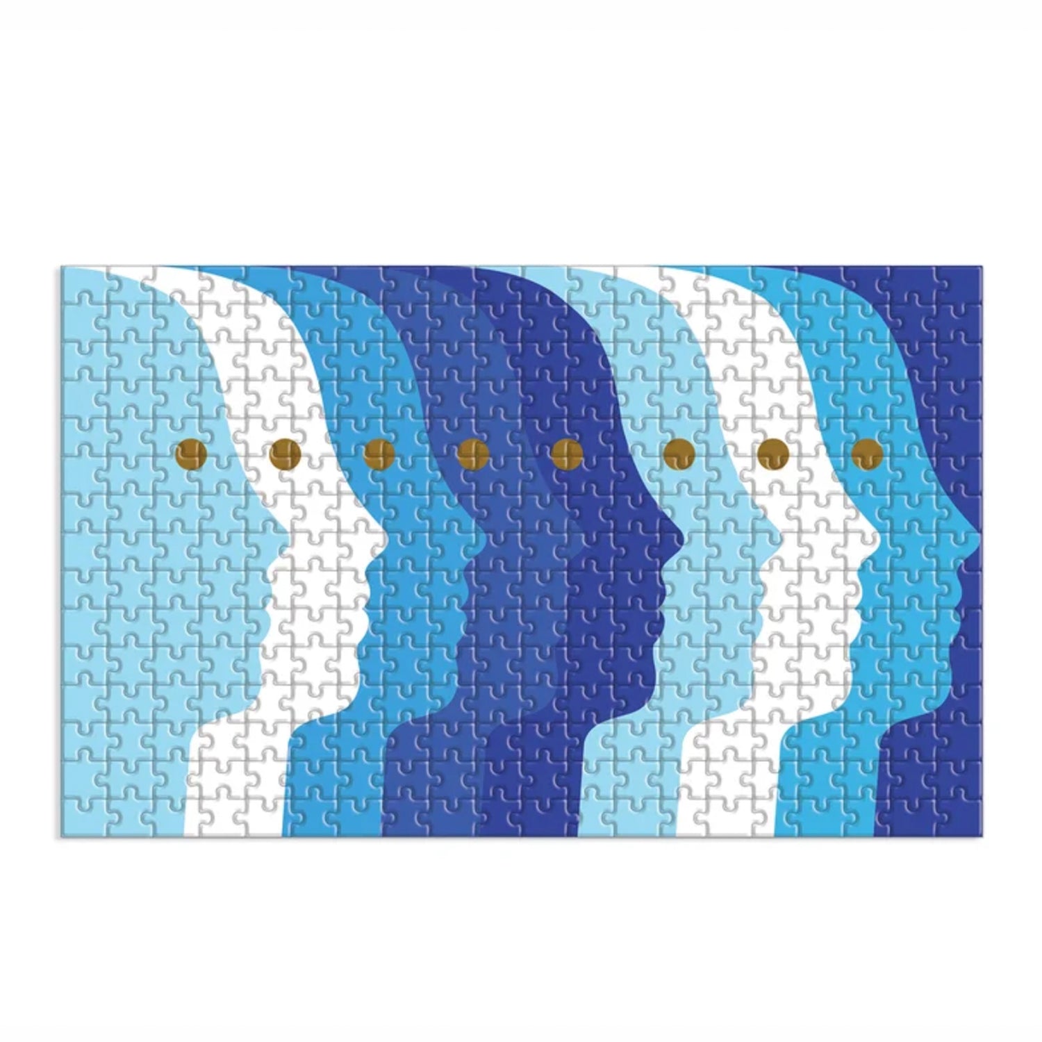 Jonathan Adler Puzzle. The Jonathan Adler Atlas 300 Piece Lenticular Puzzle features his iconic Atlas design. The puzzle pieces are printed with a lenticular surface so the image changes depending on the viewers position