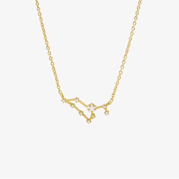 Pendant Size W: 15mm  H: 12mm Made with brass and dipped in genuine gold/white gold Cubic Zirconia 16.5″+2″extension Hypoallergenic Secret Gold Dipped Collection