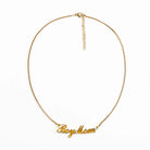 Word Necklaces. Adjustable 14-16" gold plated necklace perfect for layering!