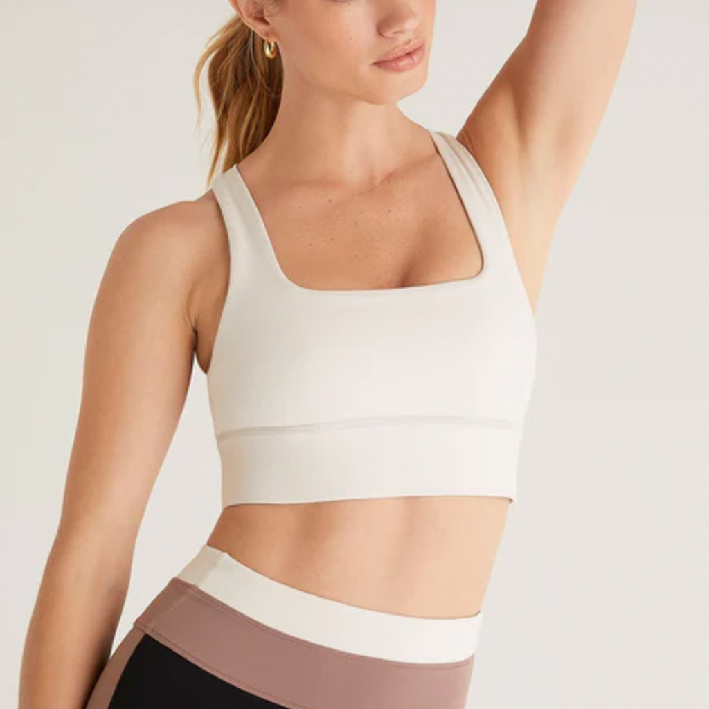 Z Supply Elevate Tank Bra. A must-have! the Elevate Tank Bra is made using a Super Smooth nylon/spandex fabrication. You'll love the flattering square neckline and back cutout details