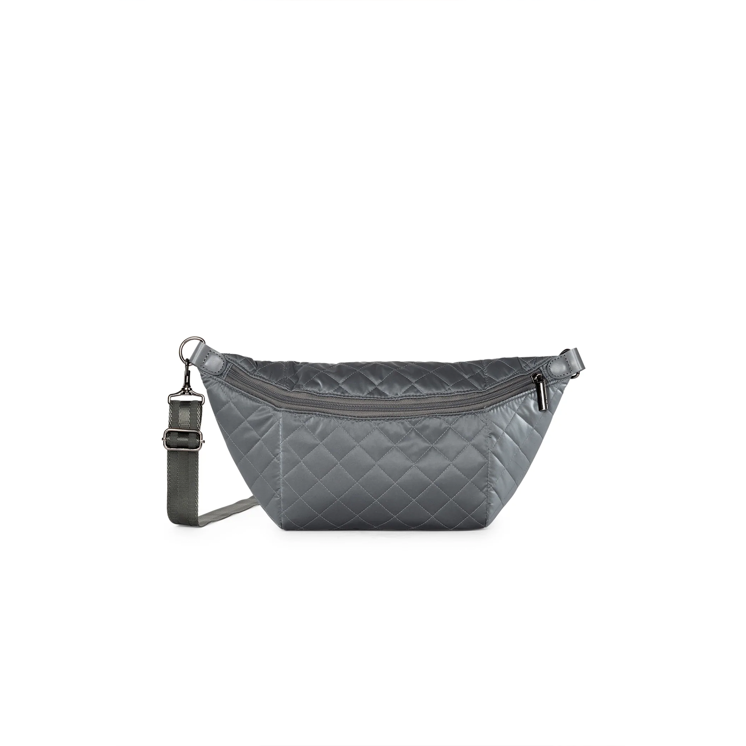 Pack up all the essentials in this effortlessly cool sling bag featured in a cool quilted fabric