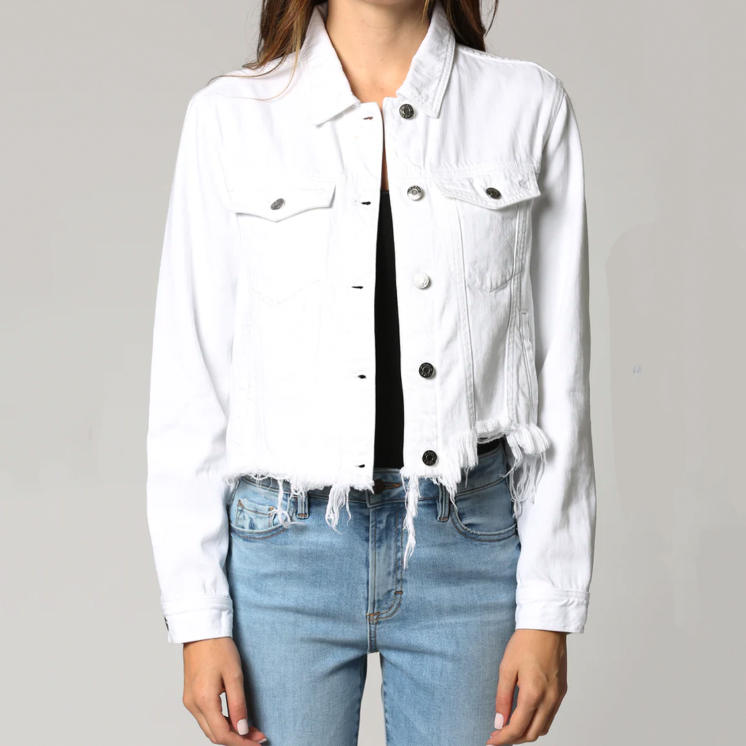 Hidden Regular Fitted Jacket. Cool yet classic. No wardrobe essential is more of a style hero than this denim jacket from Hidden. Perfect for pairing with everything from jeans to dresses, this jacket is the ideal finishing layer for your casual collection