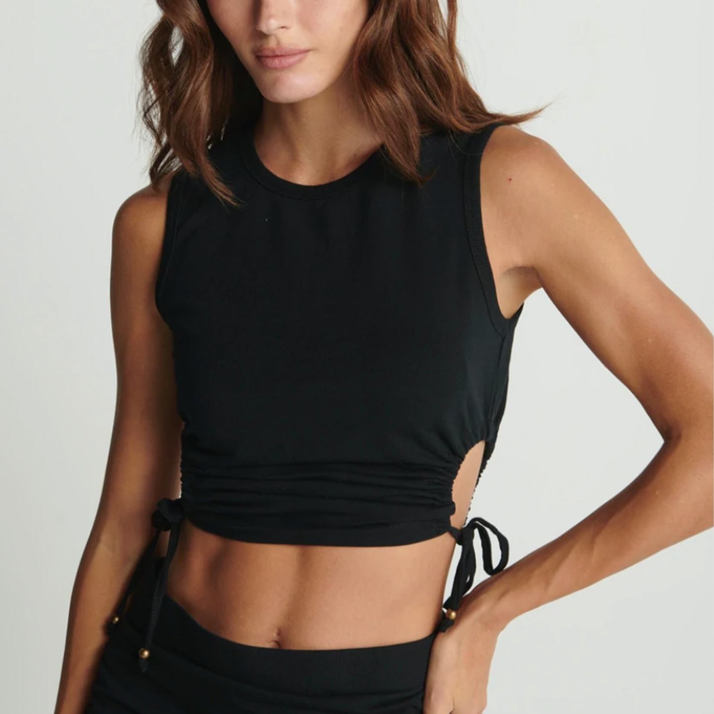 Sundays Kira Top MSRP$154. Effortlessly casual top that pairs perfectly with jeans or athletic wear. Rock the cool cut outs for a unique shirt style thats a cut above the rest