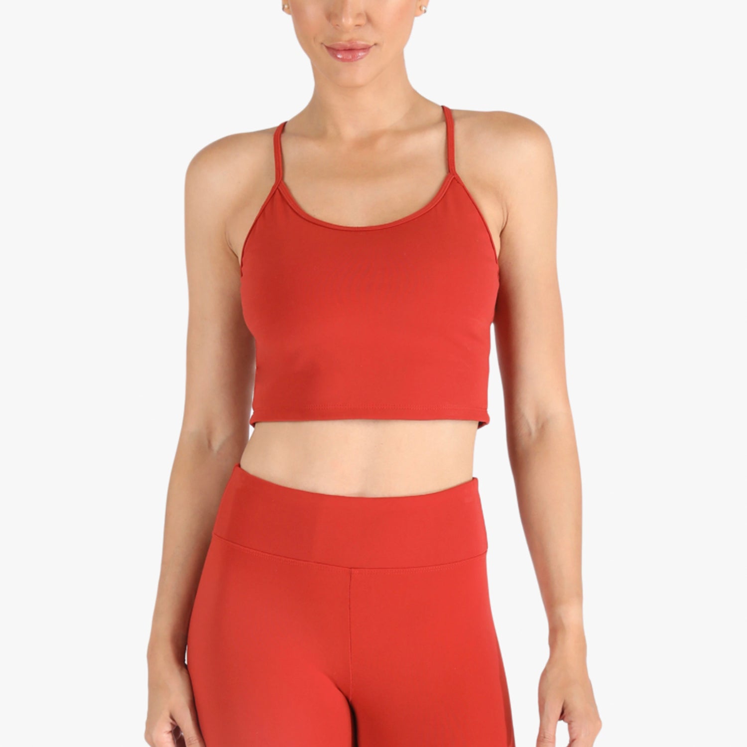 Leah Blackout Sports Bra. The perfect balance of fashion and function. Slip into a sports bra that provides lightweight comfort through light to moderate workouts