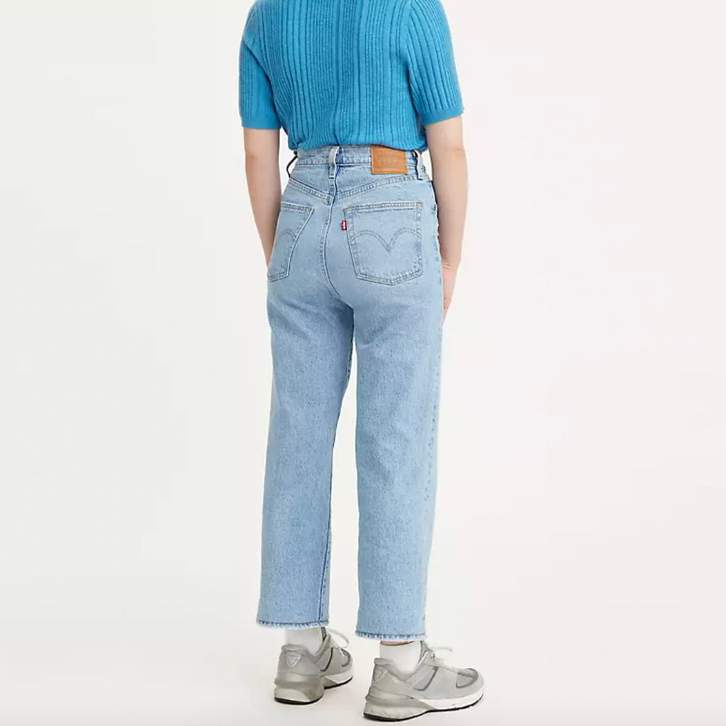 Levi's Ribcage Straight Ankle. With its soaring 12-inch rise, this jean has become a hip-slimming, waist-defining, leg-lengthening obsession. This fit will show off your figure and make you feel just as amazing as you look