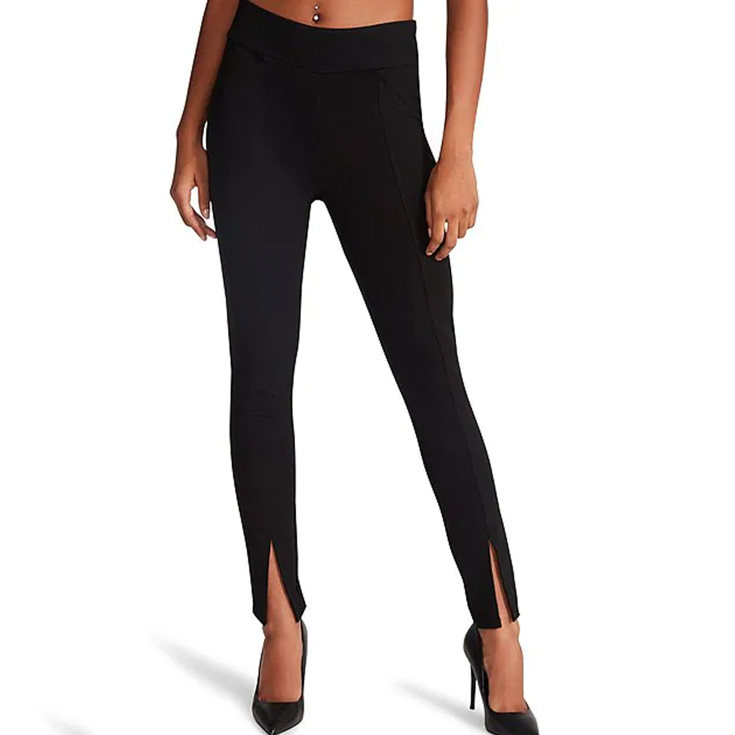 Steve Madden Ludlow Legging. For leggings that look chic and polished, the ludlow legging is a vital addition to your workwear collection These high-waisted leggings come with a slit detail at the hem