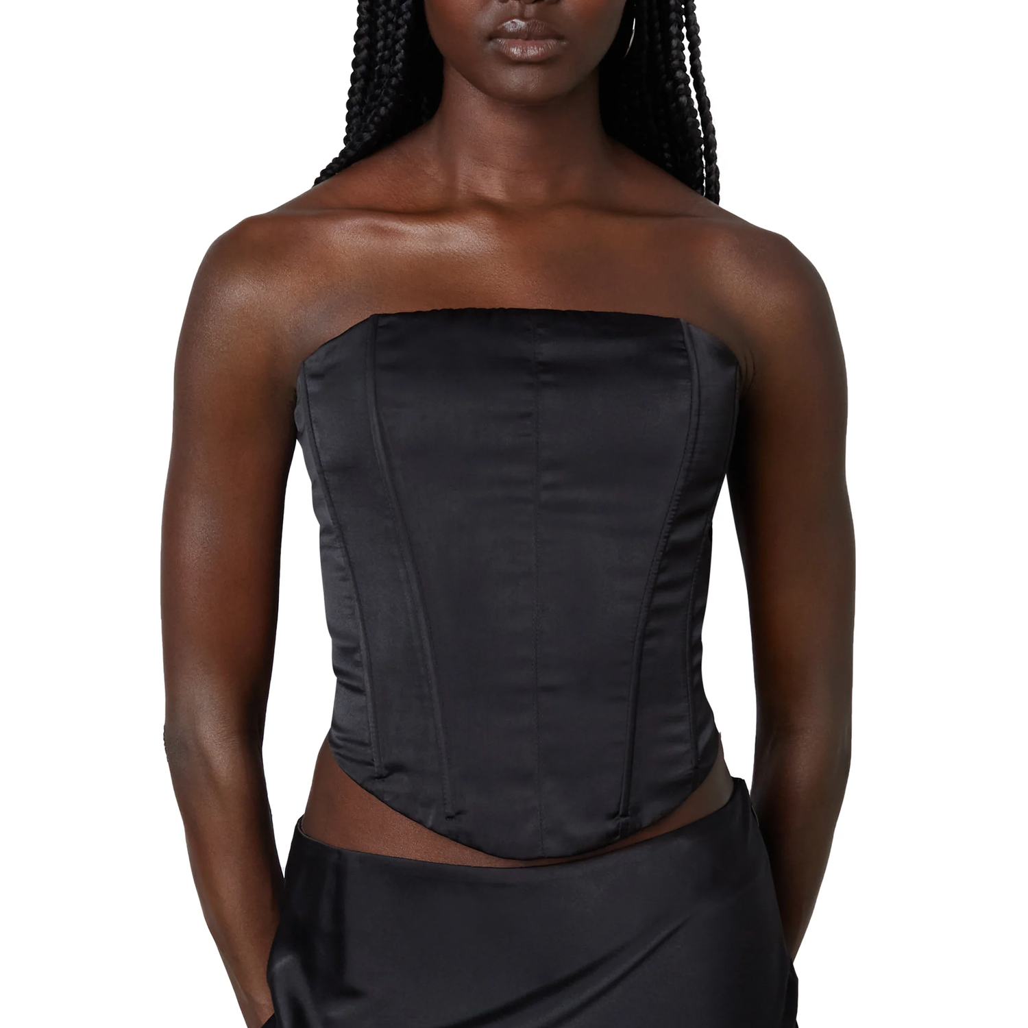 Marissa Corset. So cool and classic, this timeless corset top is featured in a fitted design with boning and back zipper closure