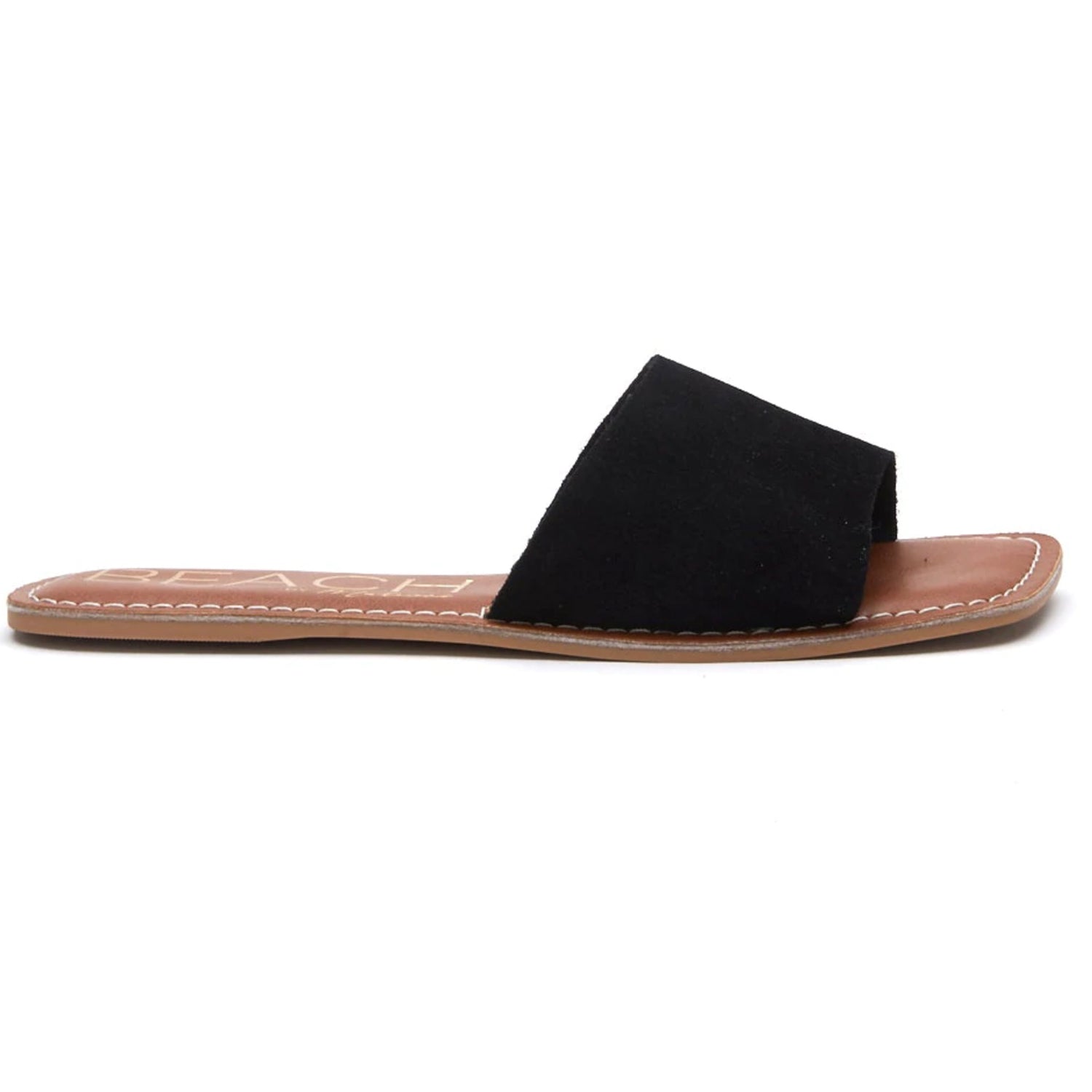 Bali Sandal. The Bali Slide Sandals are a wardrobe essential. Featuring a classic one-band slide sandal in gold suede or black, complete with a cushioned footbed and a squared off toe