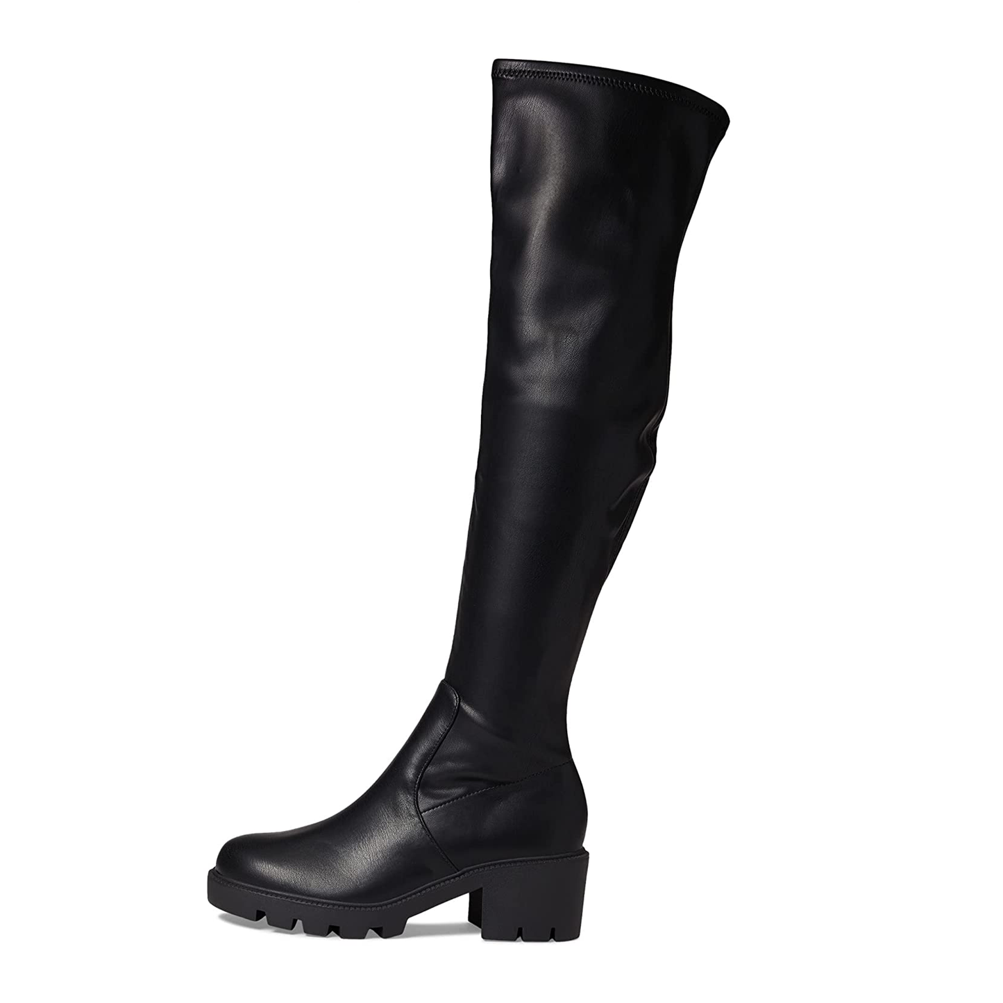 Stay on trend in these eye-catching over the knee boots! The lug sole makes a statement and is so versatile, they will go with any of your favorite dresses or skirts!