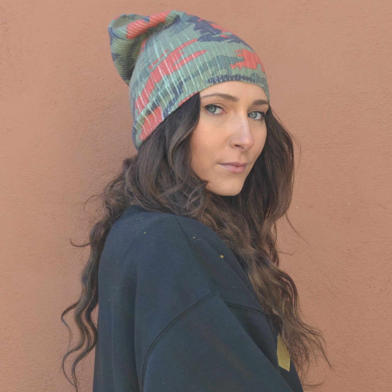 Made in Italy Camo Knit Hat. These Made in Italy Camo Knit Hats are so luxurious! Featuring the coziest knit 100% Italian fabric on a completely waterproof hat, this hat is the perfect winter accessory. With three different camo prints to choose from, this hat makes the best gift to all your girls, or even one for yourself!
