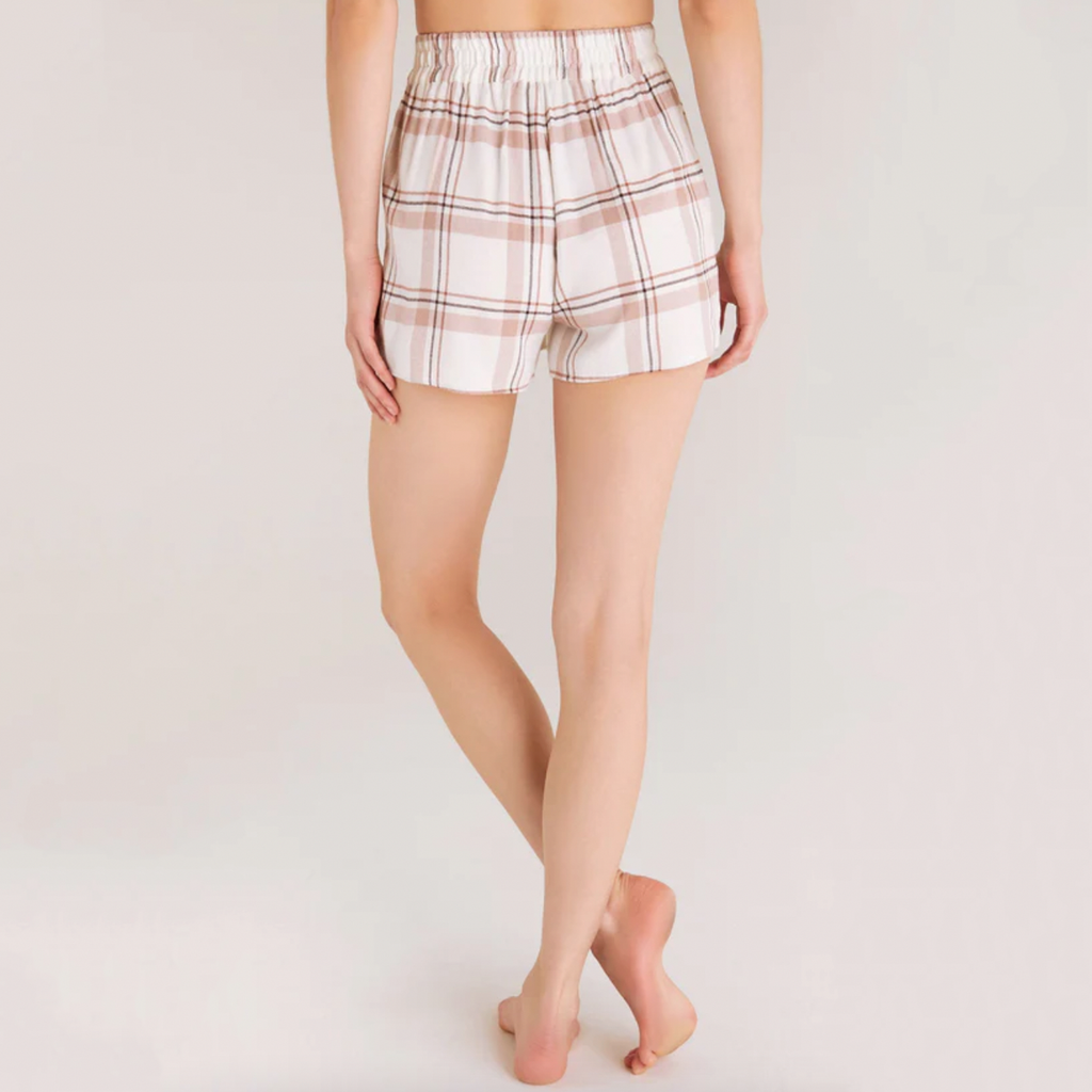 Z Supply Co Ed Plaid Boxer. The pull-on Co-ed Plaid Boxer is relaxed and oh-so-comfy!