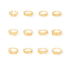 Zodiac Ring. Wear your sign around your finger with the Zodiac Ring! A great daily reminder of the unique energy you bring to the world around you
