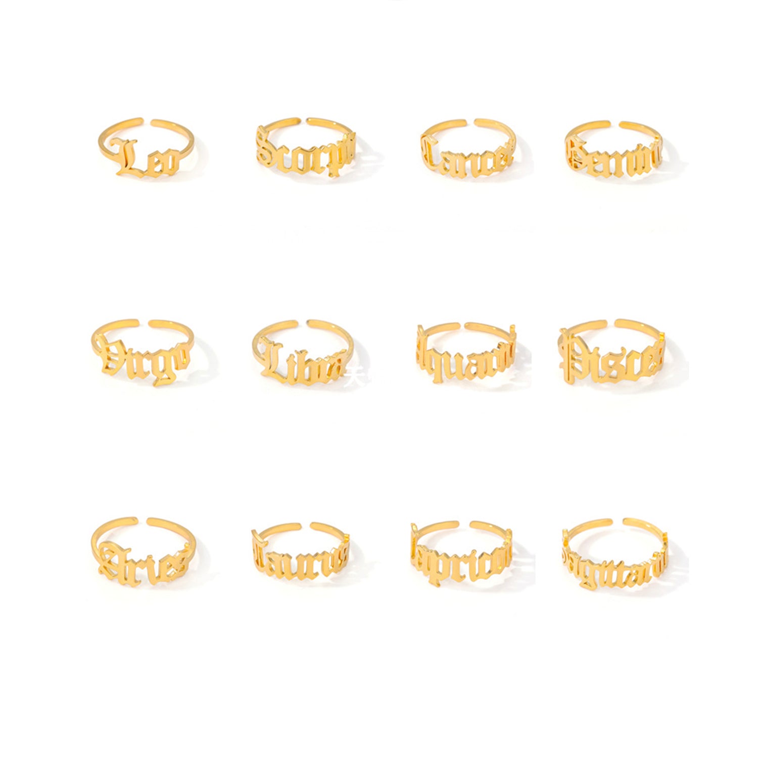Zodiac Ring. Wear your sign around your finger with the Zodiac Ring! A great daily reminder of the unique energy you bring to the world around you
