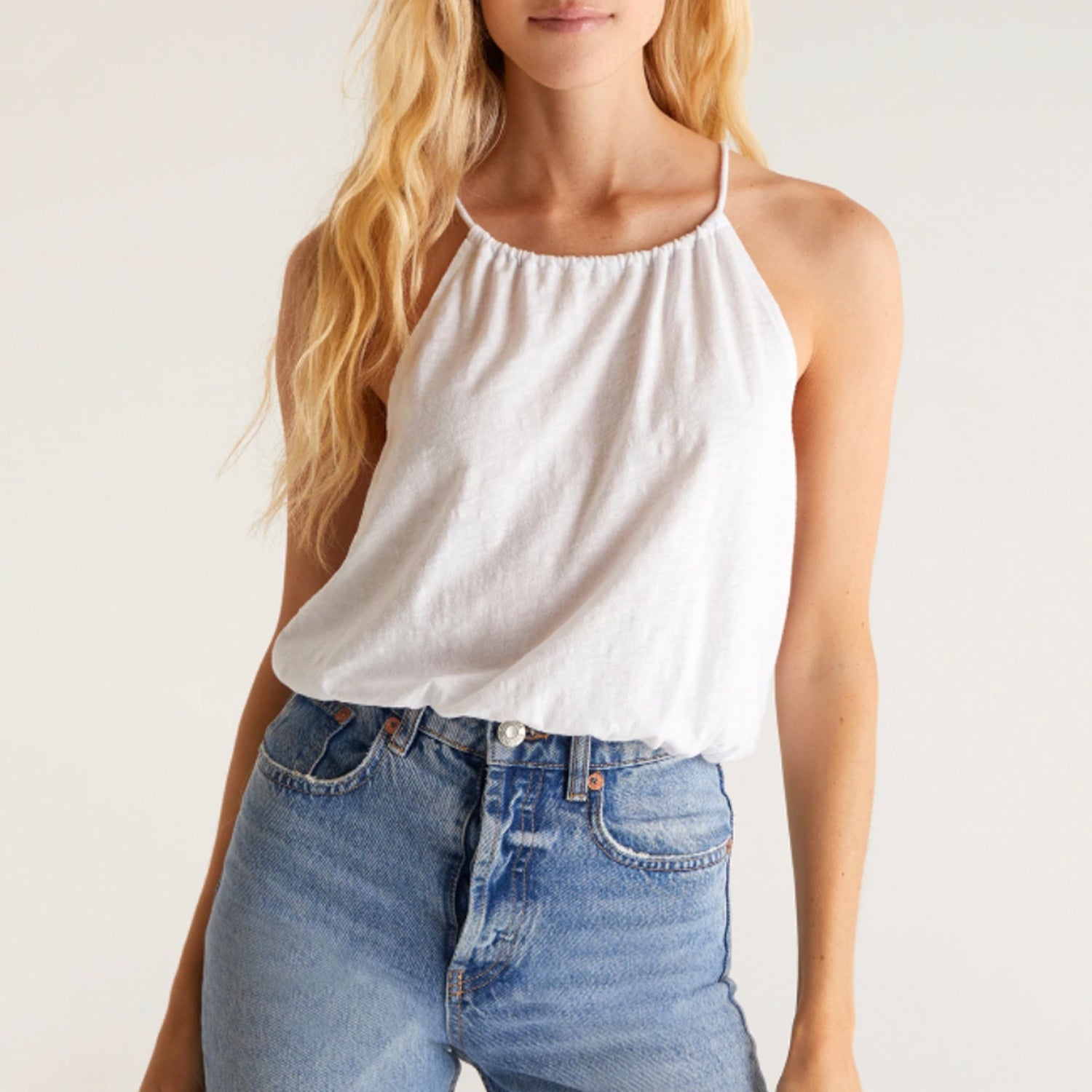 Z Supply Valena Slub Tank. The cropped look is in! This tank will pair perfectly with your fave high-waisted bottoms. A relaxed fit and made using a soft cotton Slub Jersey Knit fabric that's so soft and comfortable